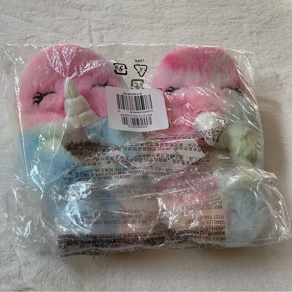 Old Navy Faux-Fur Critter Slipper Socks for Girls size XL(3-4) - Picture 3 of 3